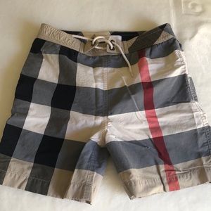 Burberry checkered swim shorts
